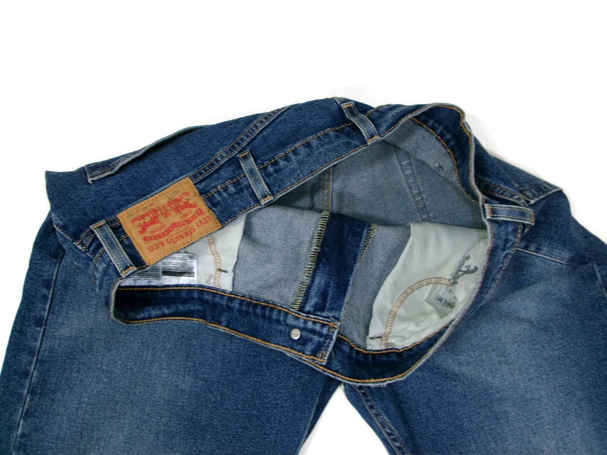 Levis Mens Denim Jean Pants Size 40 X 30 Original Riveted Relaxed Distressed
