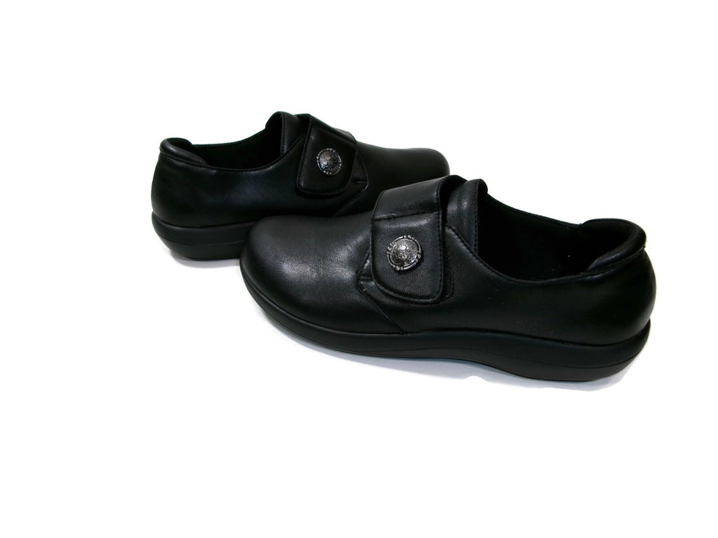 Alegria Black Spring Monk Strap Slip On Clogs Shoes Size US 9 /9.5  EU 40