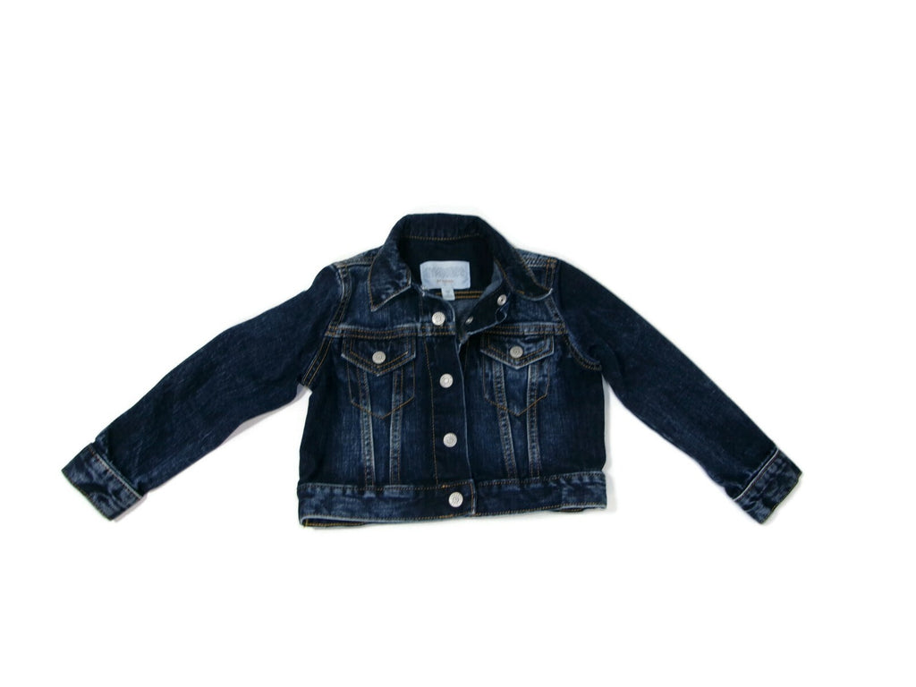 Gymboree Go Outside Toddler GIrl Boy Unisex Blue Jean Denim Jacket Size XXS 3 3T