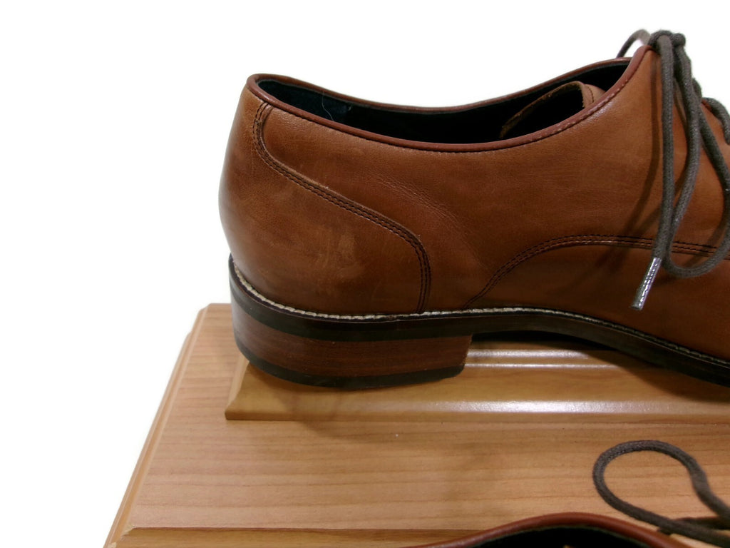 Cole Haan Grand OS Mens Tan Leather Lace Up Oxfords Cap Toe Shoes Size 11.5 M