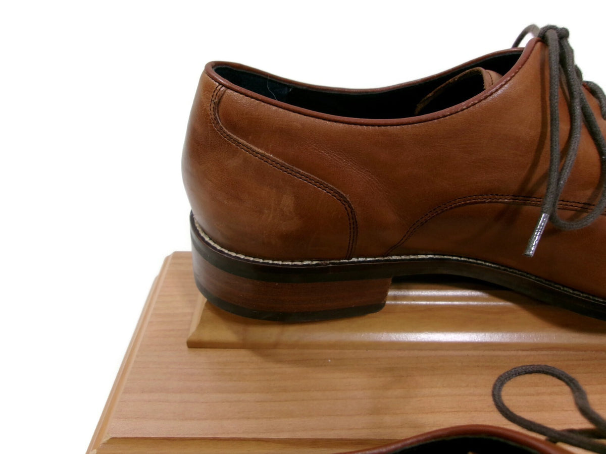 Cole Haan Grand OS Mens Tan Leather Lace Up Oxfords Cap Toe Shoes Size 11.5 M