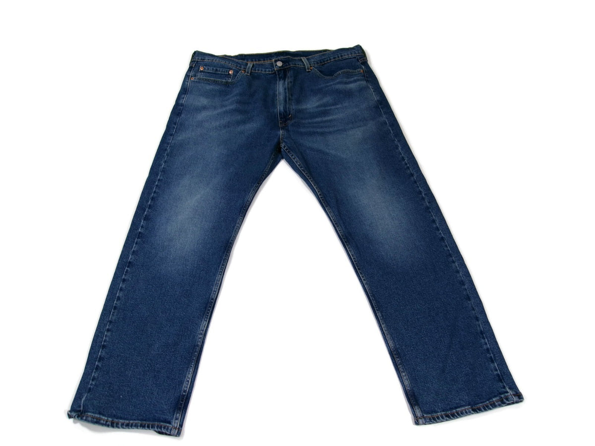 Levis Mens Denim Jean Pants Size 40 X 30 Original Riveted Relaxed Distressed