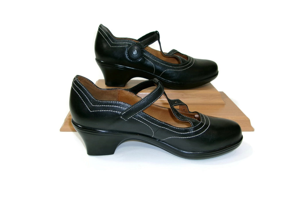 Dr. Comfort Womens Shoes Size 9.5 W Carmen Diabetic Black Leather Mary Jane
