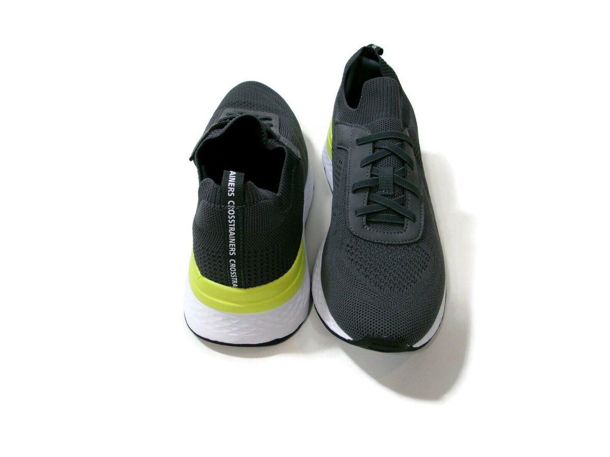 Crane Mens Sneakers Size 11 Memory Foam Athletic Cross Trainers Gray Shoes