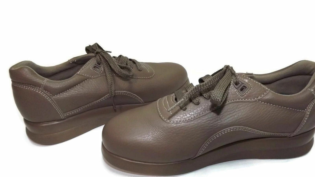 CANFIELD P W Minor Womens Comfort Shoes Size 7.5 M TAN Taupe Quality Leather