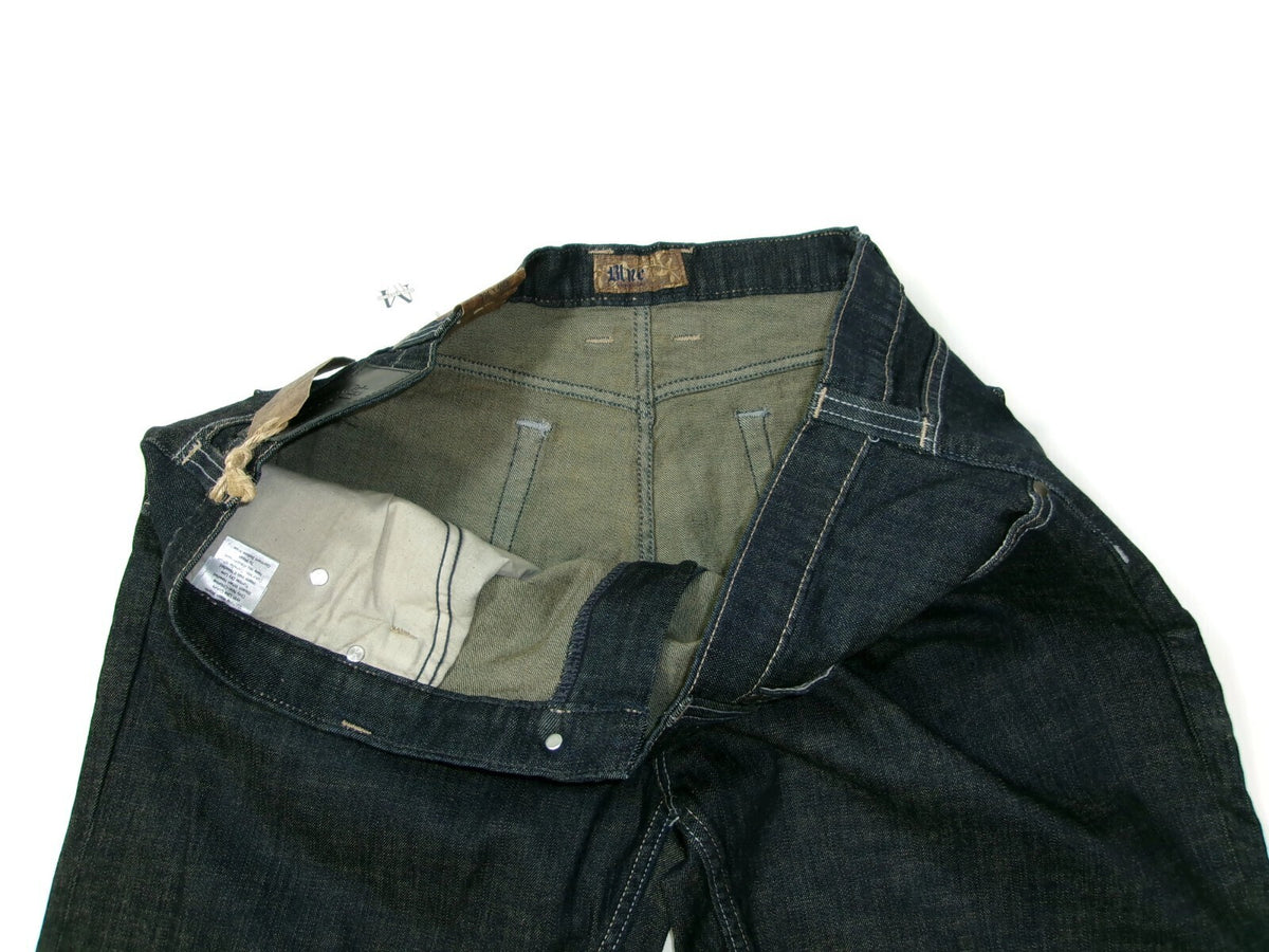 Mens BLUE Pronto Uomo Dark Blue Denim Jeans Pants Size 42 X 36 NWT Old Stock $69