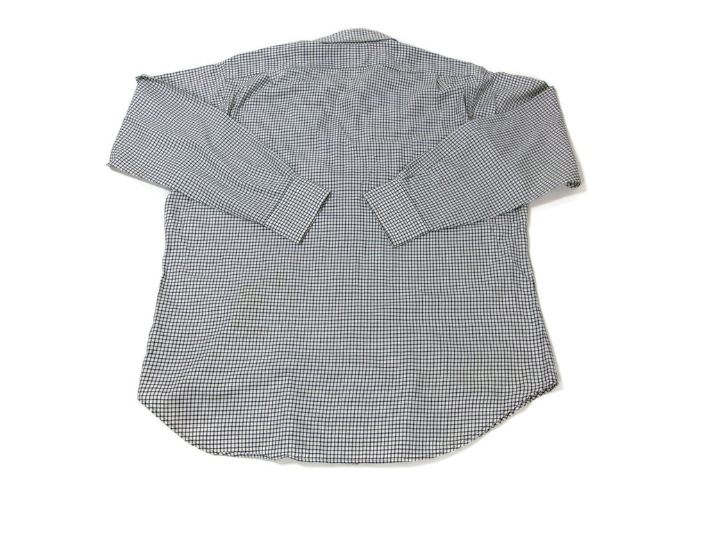 Mens Polo Ralph Lauren Shirt Size L Large Black Cream  Gingham Estate Sport