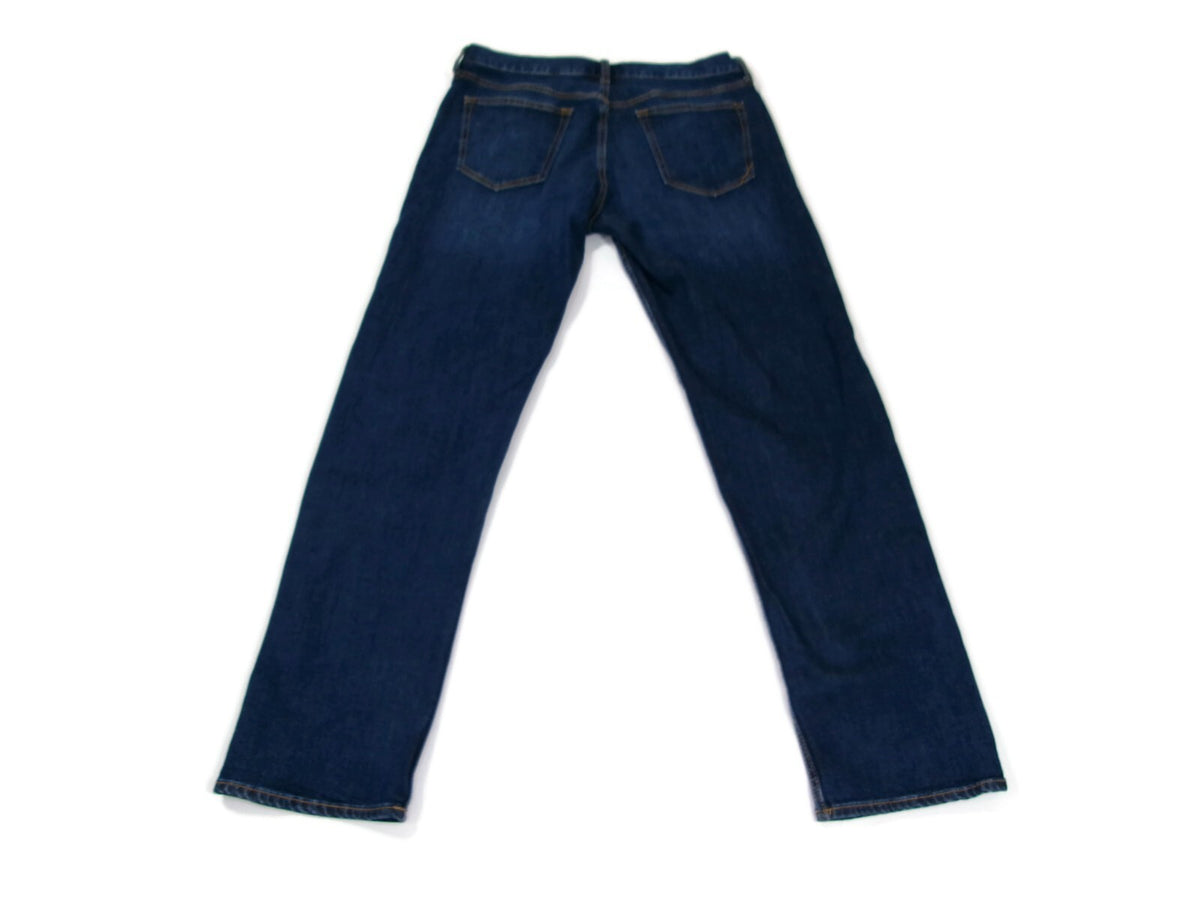 Banana Republic Mens  Straight Fit Jeans Pants Size 33 x 32 Distressed Denim