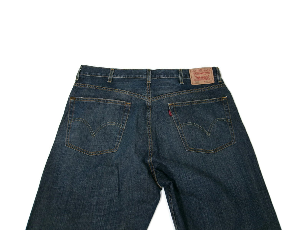 Levi Strauss & CO Mens Distressed Original Rivited  505 Jeans Pants Size 40X32