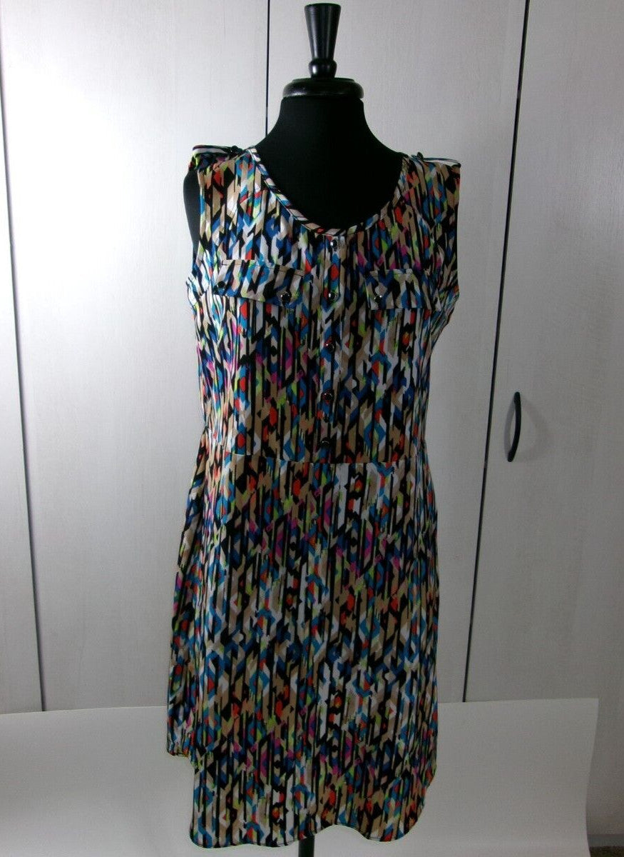attention Womens Pretty Colorful Spring Summer Dress Size M Medium