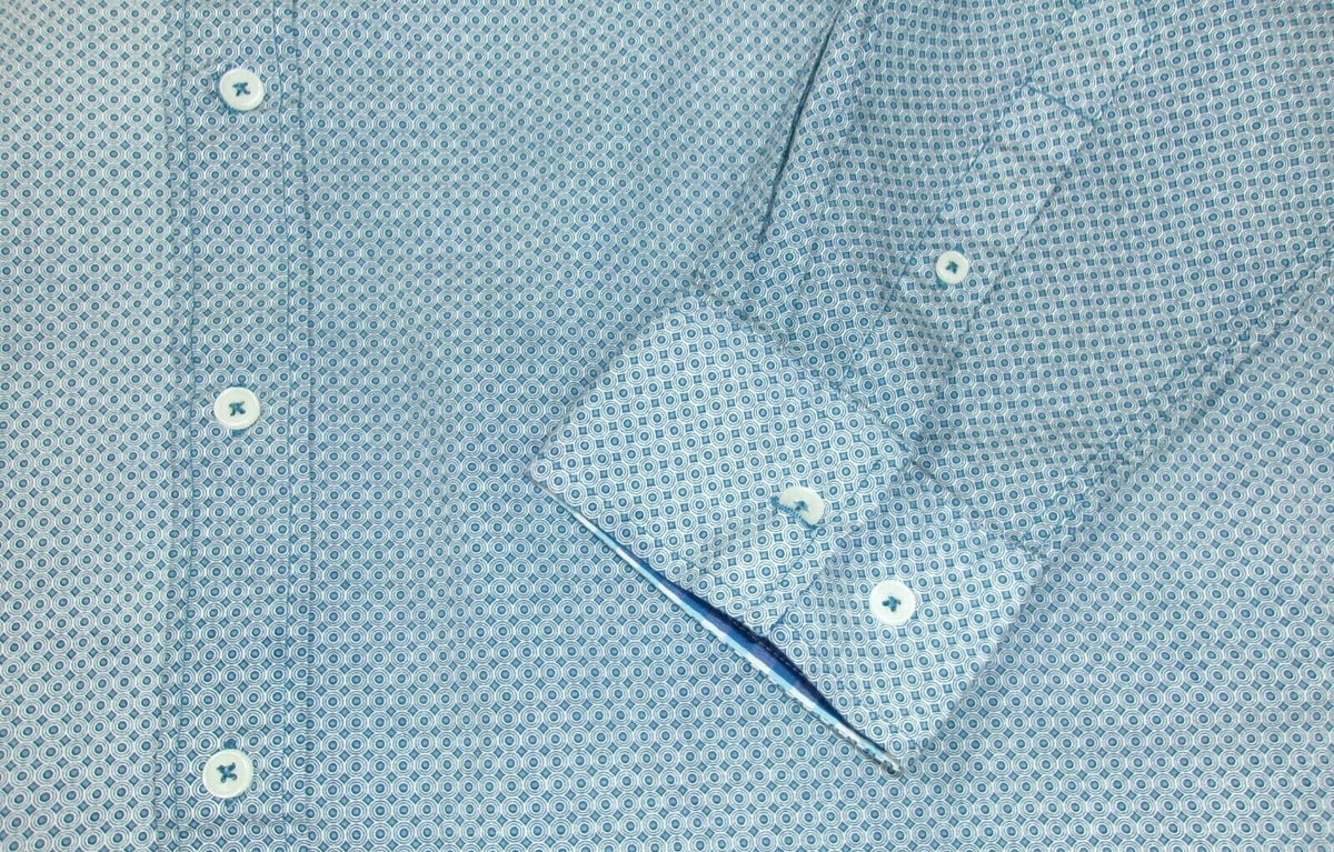 Mens Nick Graham Everywhere Shirt Size 2XL Long Sleeve Flip Cuff Modern FIT