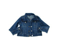Calvin Klein Girls Designer Denim Jean Jacket Distressed Size M Medium 8 / 10