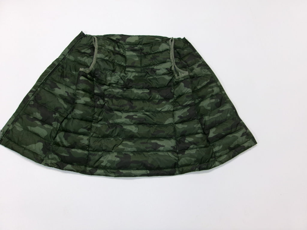 Gap Green Camouflage Lightweight Puffer Vest Jacket Boys Girls Size L Large