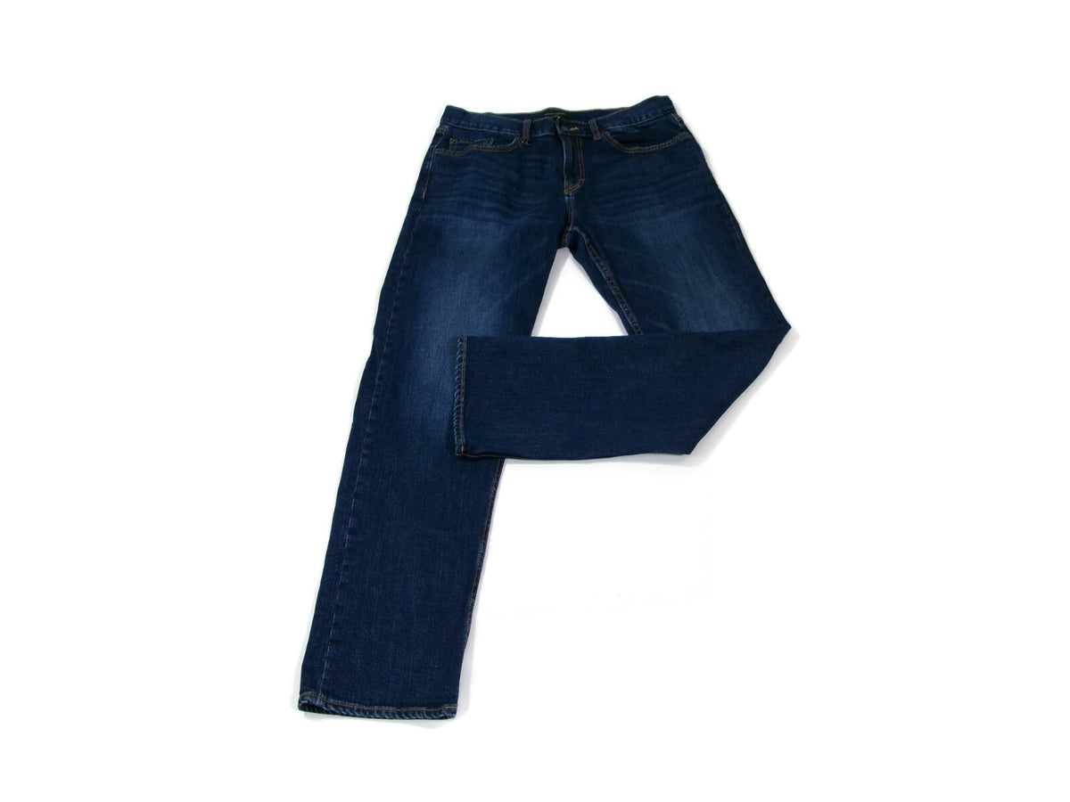 Banana Republic Mens  Straight Fit Jeans Pants Size 33 x 32 Distressed Denim