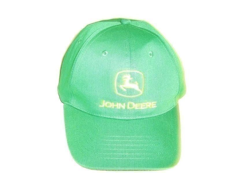 JOHN DEERE Green Adjustable Cap Hat Snapback Baseball Authentic