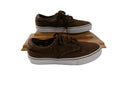 Mens VANS Pro Low Top Ultra Cush Lite Dark Brown Canvas Skate Shoes Size 6.5