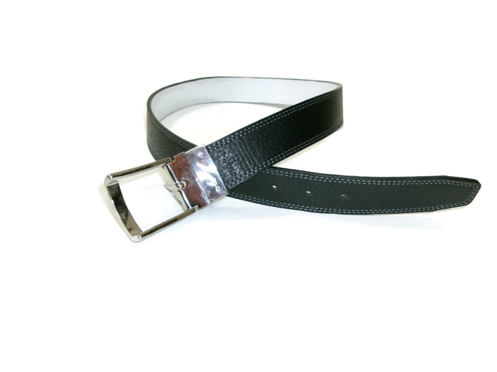 Nike Tour Core Reversible Mens Black White Belt Size 32 Iconic Nike Swoosh Logo