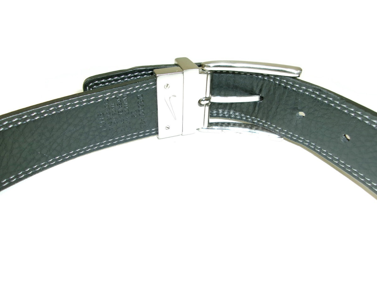 Nike Tour Core Reversible Mens Black White Belt Size 32 Iconic Nike Swoosh Logo
