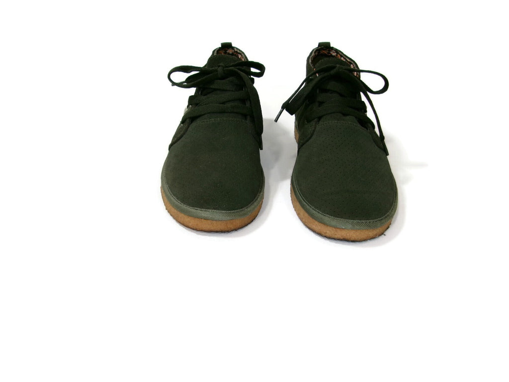 PHAT FARM Pipeline Perforated Olive Green Mens Shoes  Boots Size 10 M Suede