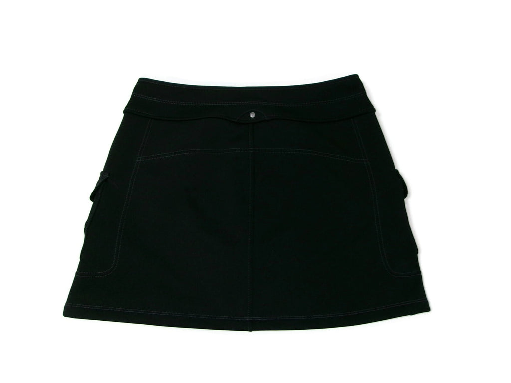 Womens Athleta Black Snowslide Fleece Lined Cargo Skirt Size S Small  Athletic