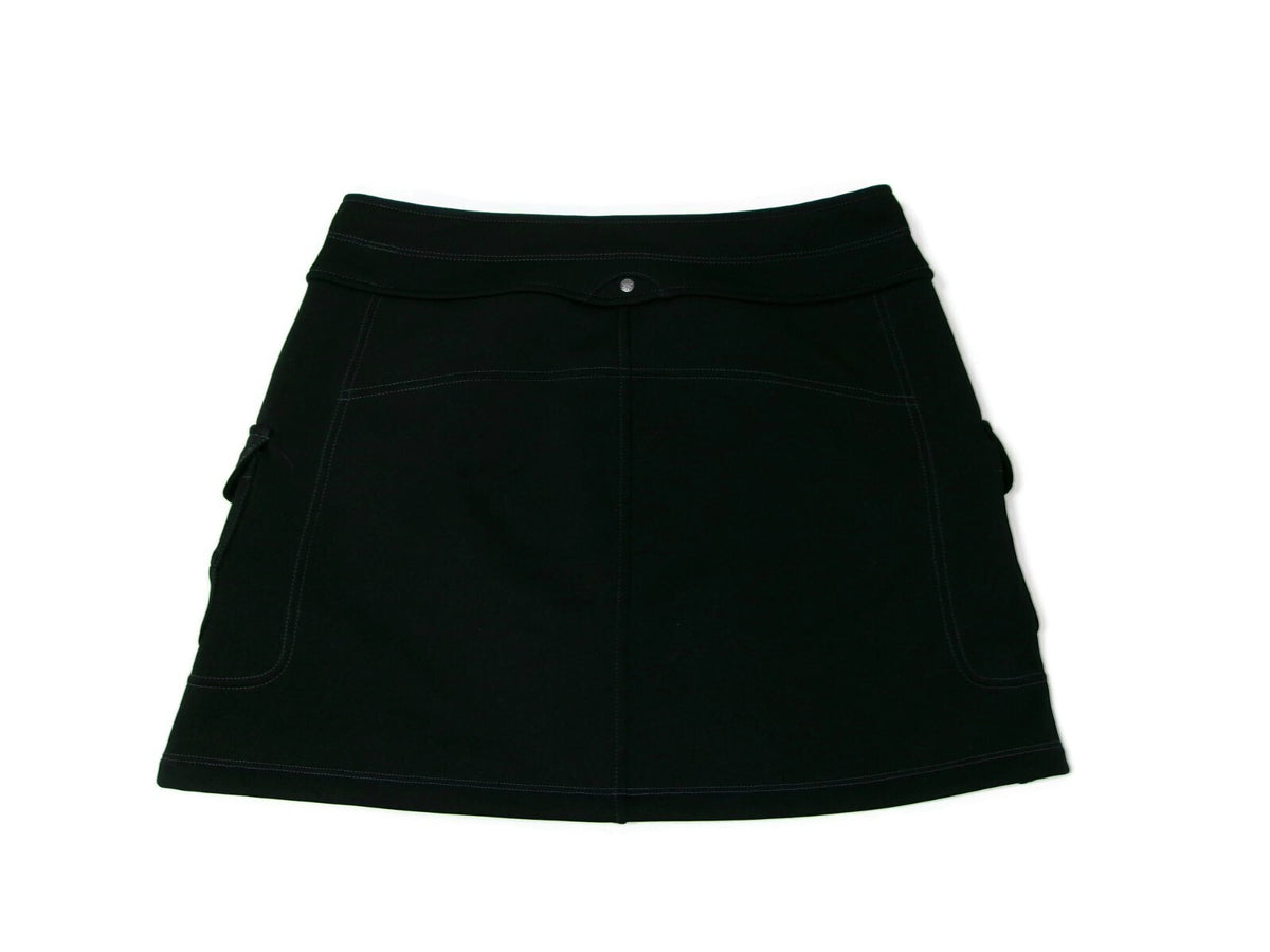 Womens Athleta Black Snowslide Fleece Lined Cargo Skirt Size S Small  Athletic