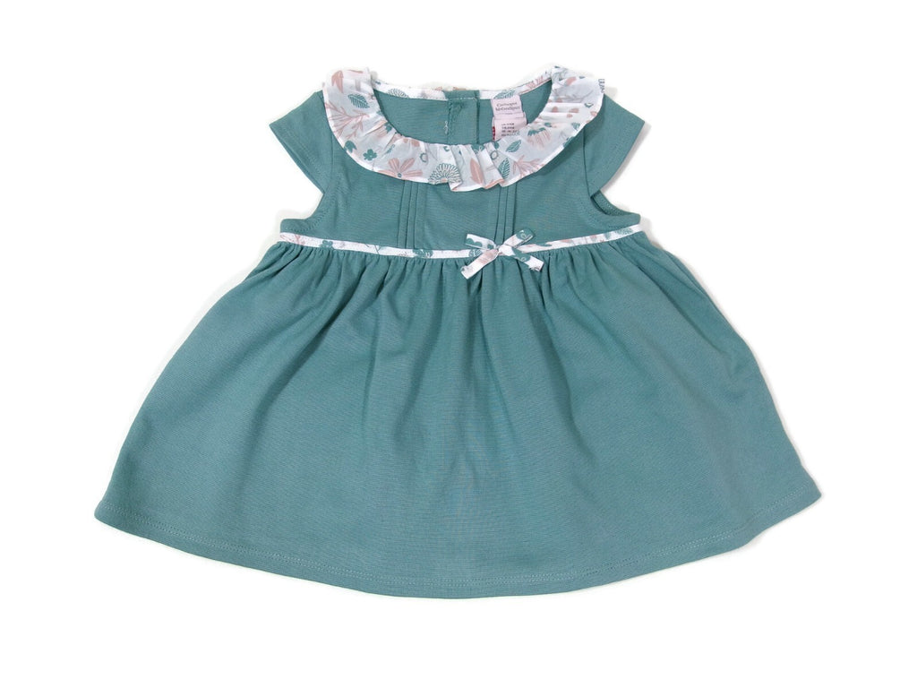 CATHERINE MALANDRINO Toddler Cute Girls Mint Green Dress Size 24 M 24M NEW