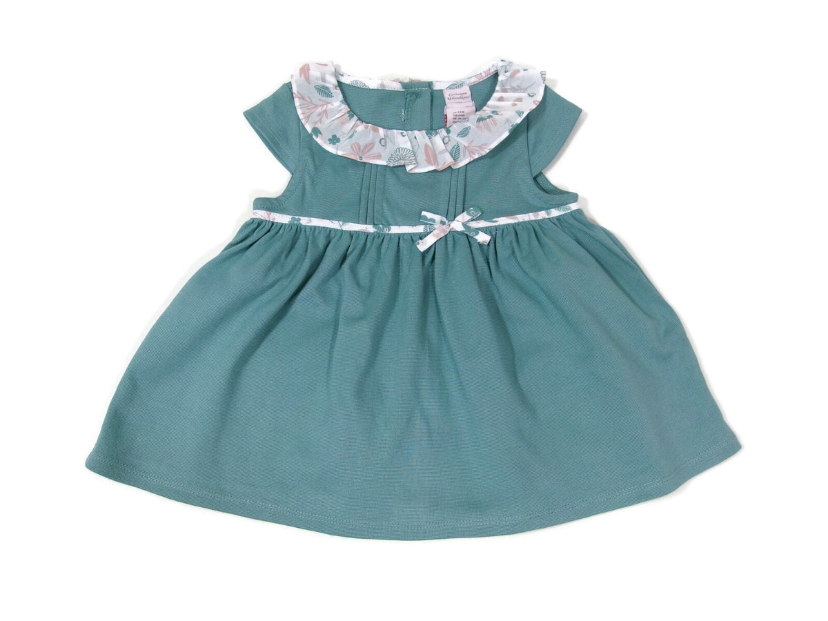 CATHERINE MALANDRINO Toddler Cute Girls Mint Green Dress Size 24 M 24M NEW