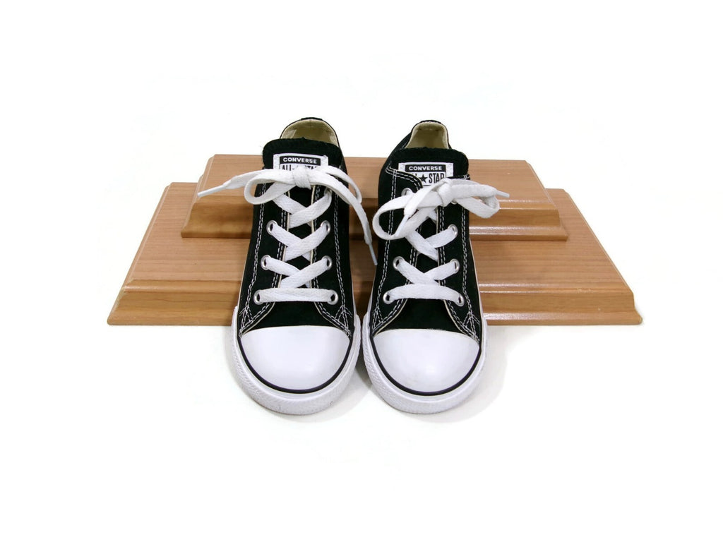 Unisex Boys Girls Black Chuck Taylor Converse All Star Sneakers Shoes Size 10