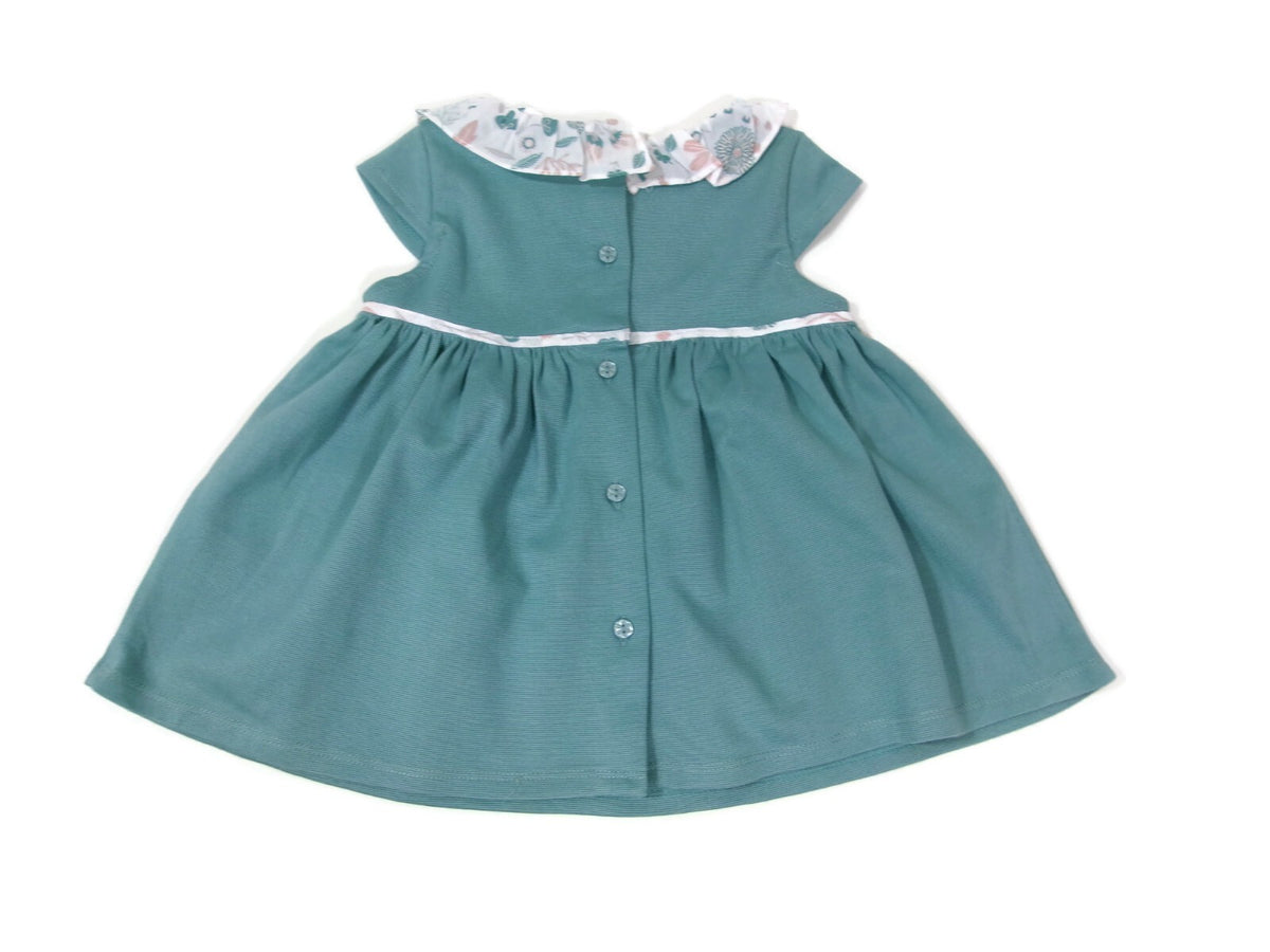 CATHERINE MALANDRINO Toddler Cute Girls Mint Green Dress Size 24 M 24M NEW