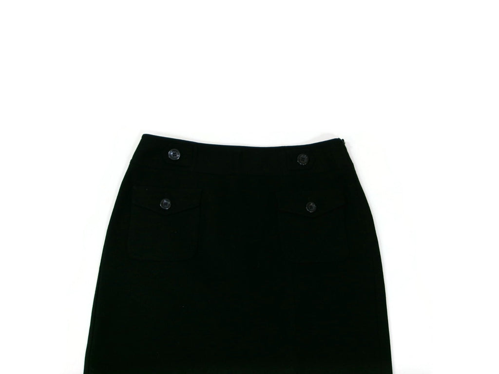 Ann Taylor Womens Black Knit Stretch Career Work Skirt Size 6