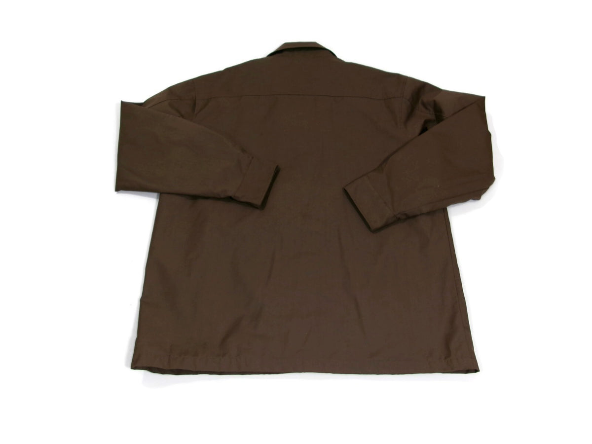 Stacy Adams Mens Brown Casual Jacket Lined Zipped Front Inside Pocket Size 2XL