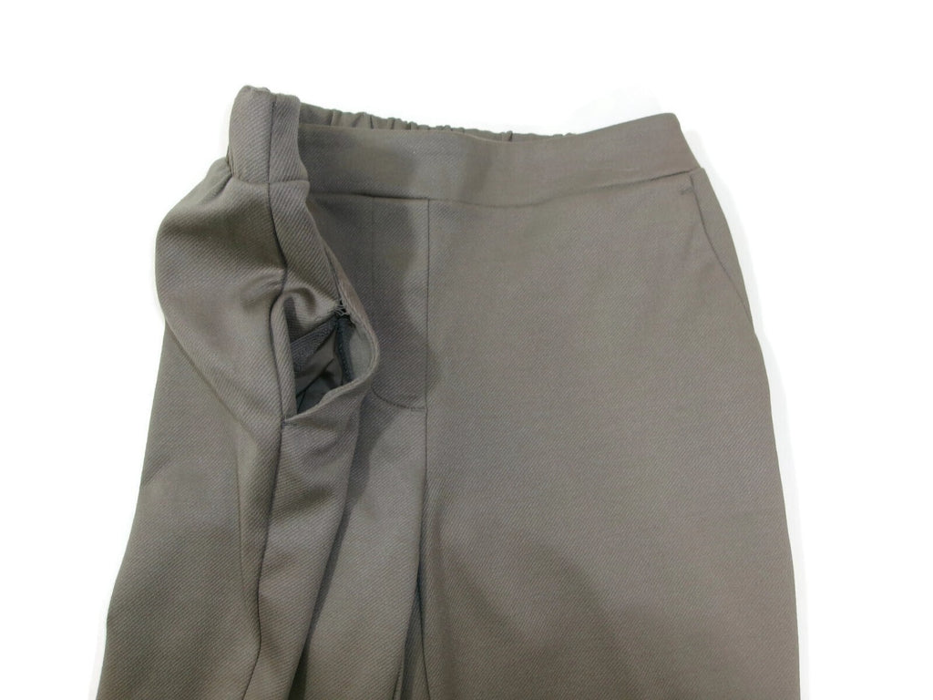 NINE WEST Khaki Beige CROP Textured Knit w/ Stretch  Pants Womens Size S Small