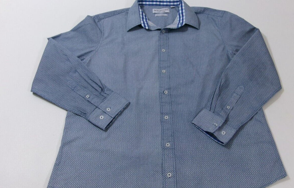 Mens Nick Graham Everywhere Shirt Size 2XL Long Sleeve Flip Cuff Modern FIT