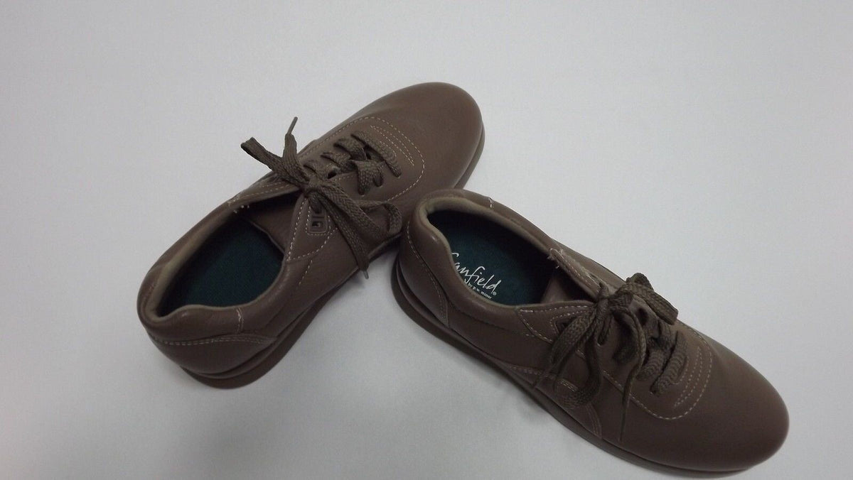 CANFIELD P W Minor Womens Comfort Shoes Size 7.5 M TAN Taupe Quality Leather