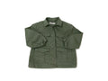 MNG Girls Stylish Green Khaki Jacket Star Embroided Back Cargo Pockets Size 6/7