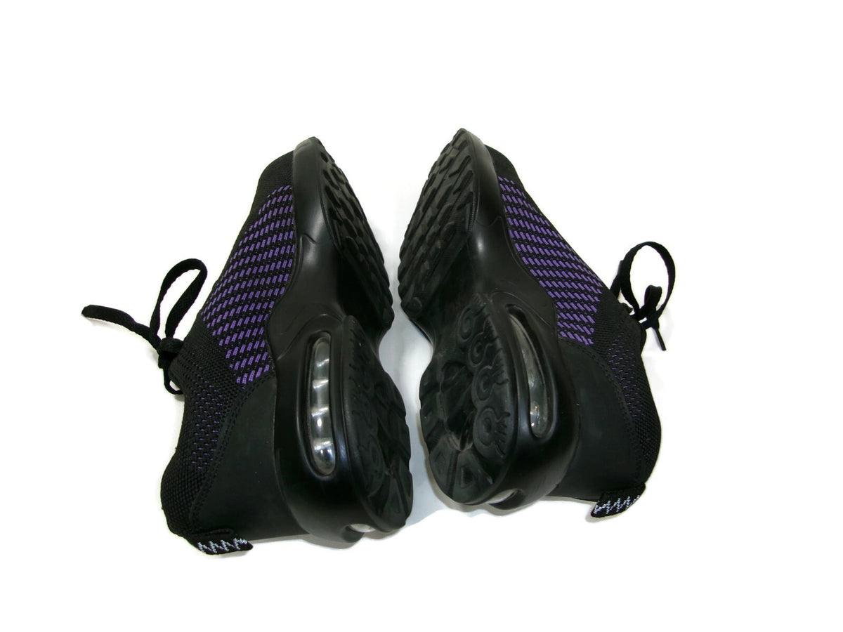 Dykhmily Womens Cushion Safety Steel Toe Work Shoes Sneakers Black Purple Size 8