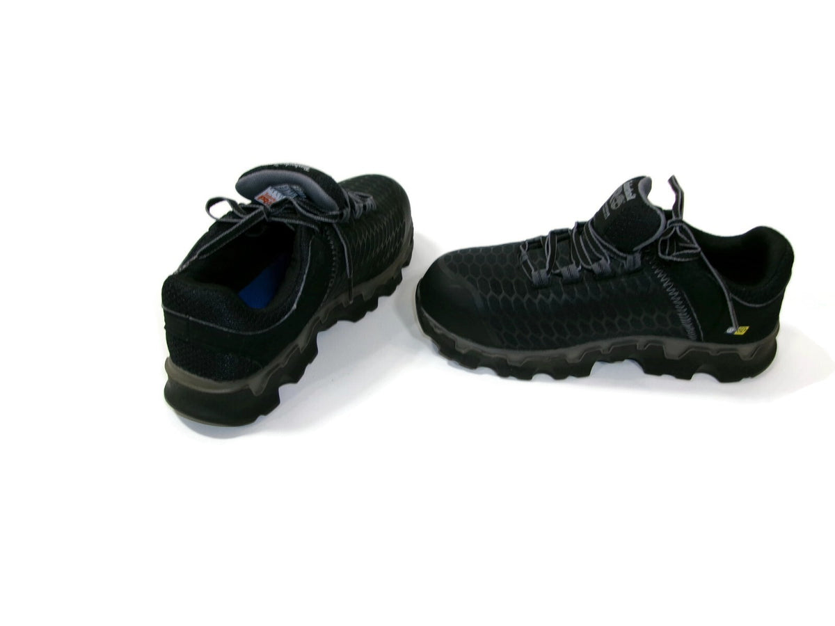 Timberland PRO Womens Black  Powertrain Sport Alloy Toe Work Shoes Size 8 M