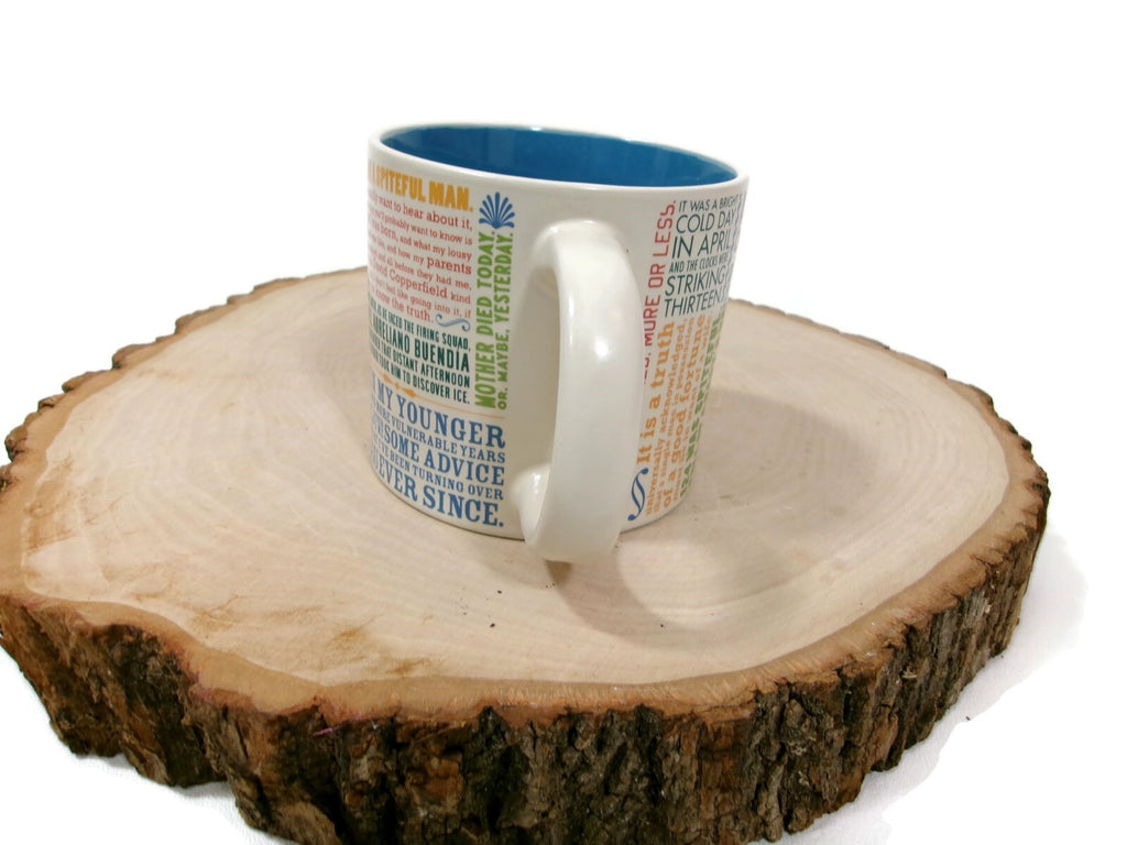 Unemployed Philosophers Guild Great Literary Openings  Coffee Tea Mug Quotes