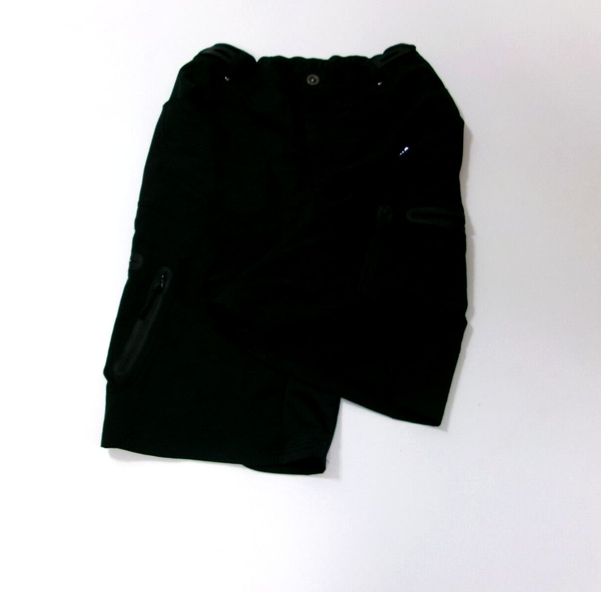 Bergrisar Mens Black Polyester/Spandex  Cycling Mountain Shorts  Size XXL