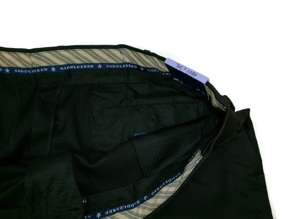 SADDLEBRED Mens Big & Tall  Pants Slacks Comfort Waist Size 48 X 34 L NWT $72