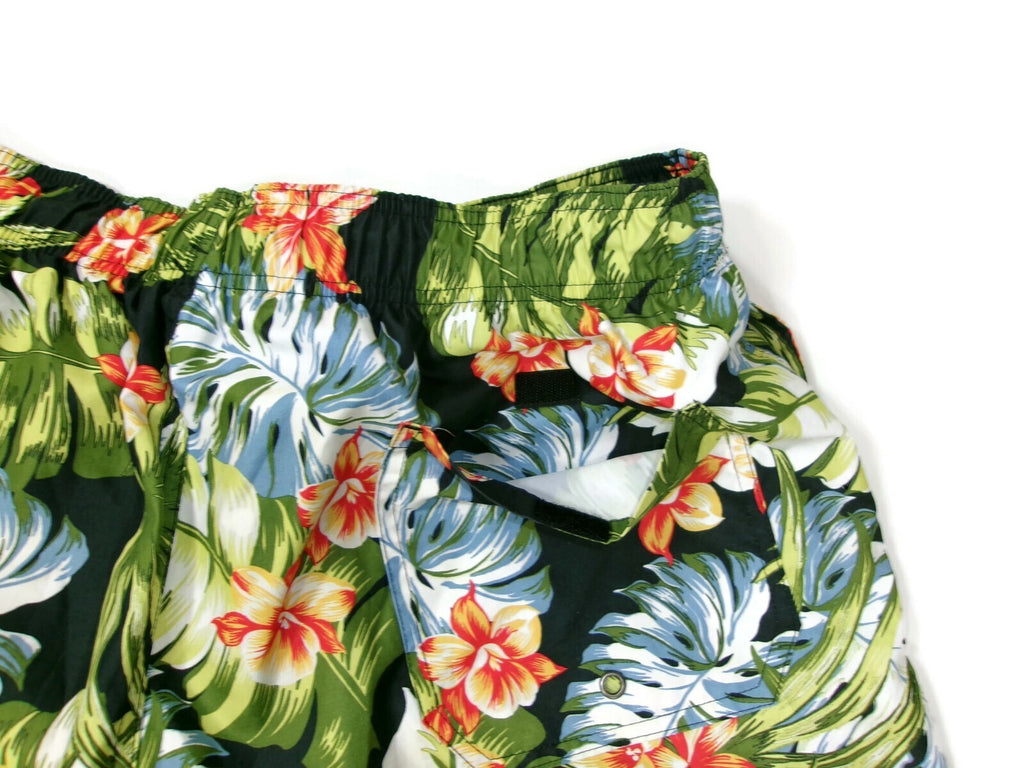 OP Swim Shorts Board Shorts Mens Size XL Floral Hawaiian Tropical Swim Trunks