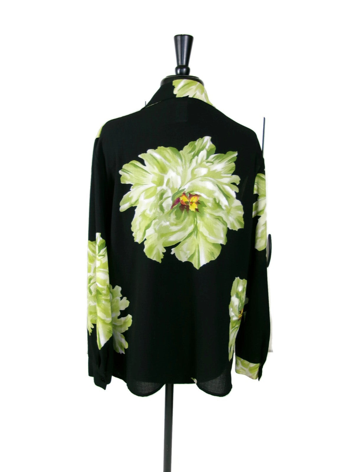 SAG HARBOR Womens Beautiful Green and Black Top Blouse Shirt Size 18