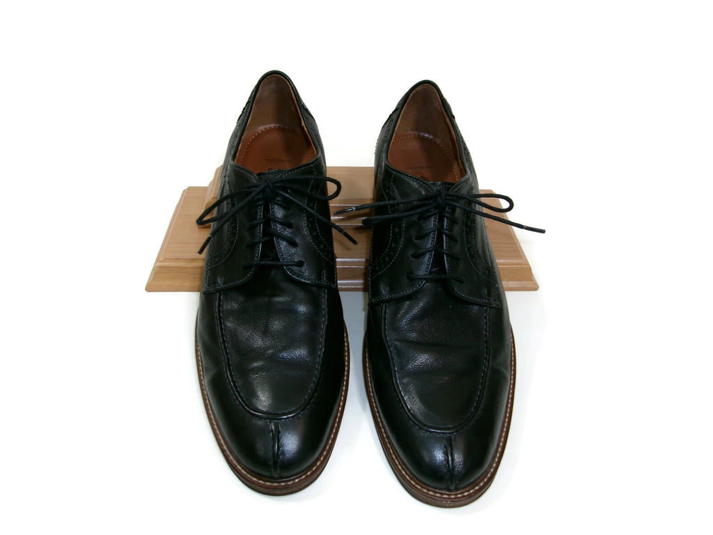 Johnston & Murphy Mens Flex Sheep Skin Leather Soles Black  Shoes Size 13 D