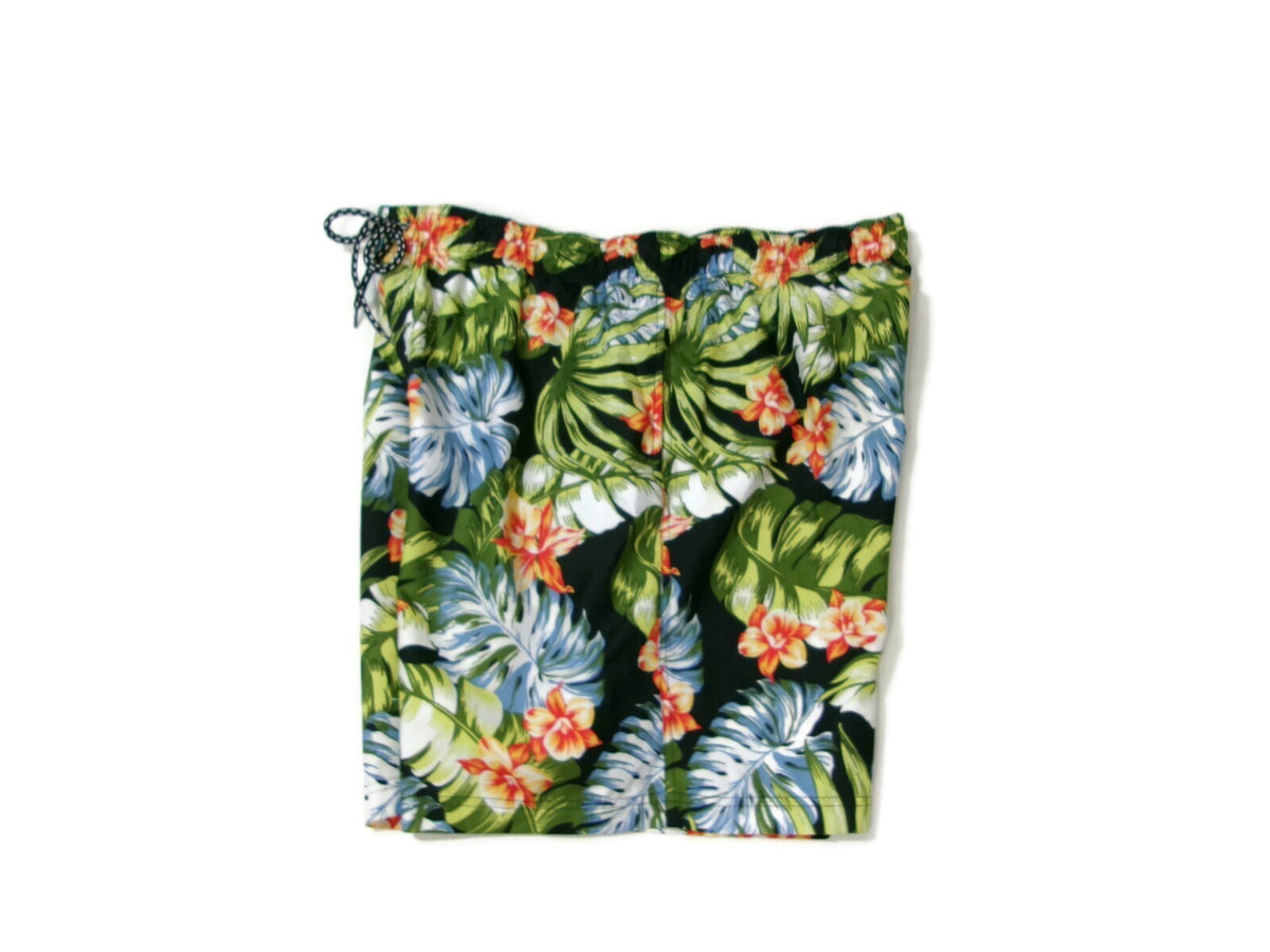 OP Swim Shorts Board Shorts Mens Size XL Floral Hawaiian Tropical Swim Trunks