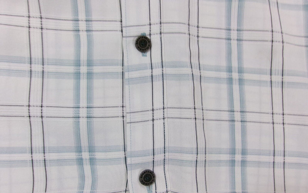 COLUMBIA Mens Sports Casual Shirt Size XL Short Sleeves Hidden Zip Front Pocket