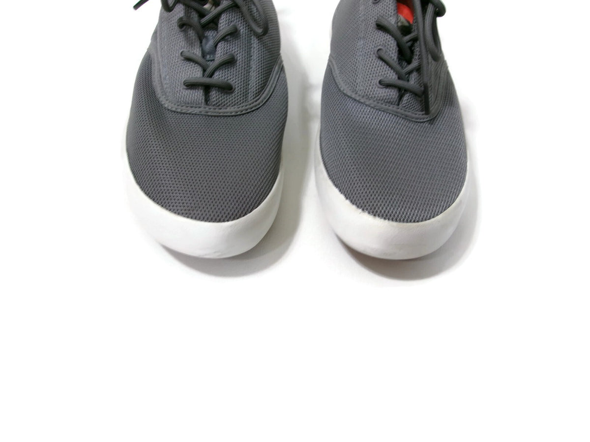 Paul Sperry Mens Shoes Size 11.5 Lightweight Flex Deck Gray Mesh Sneakers Sporty
