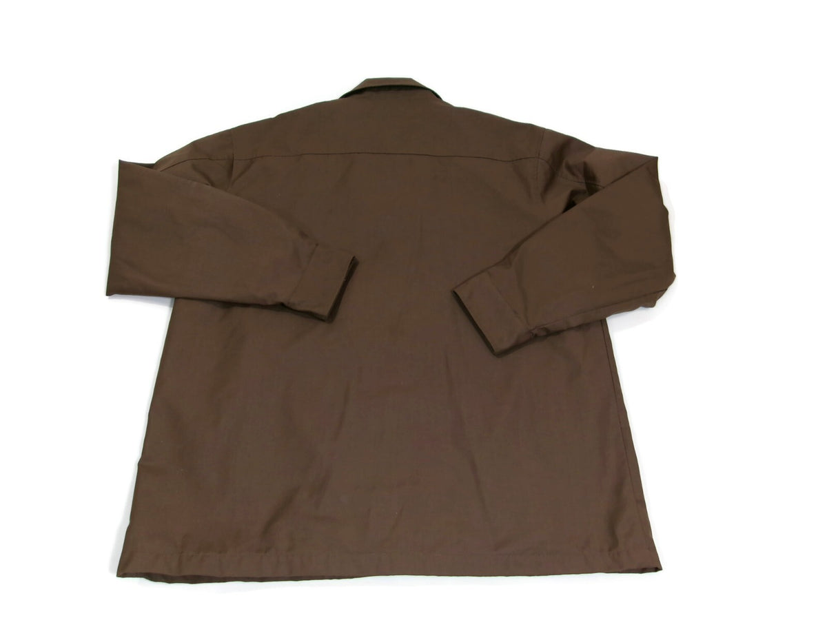 Stacy Adams Mens Brown Casual Jacket Lined Zipped Front Inside Pocket Size 2XL
