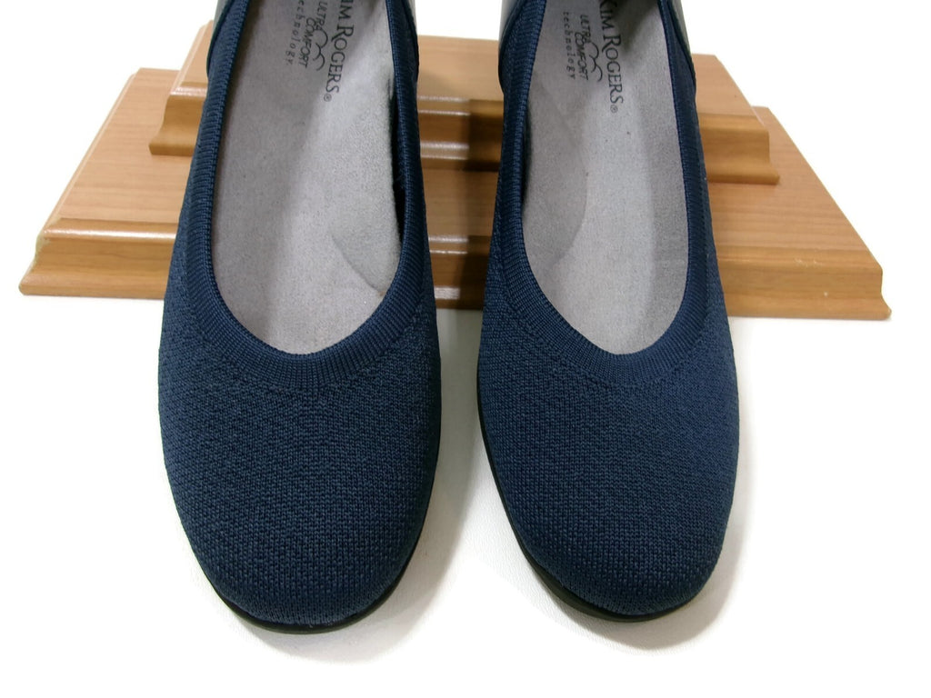 Kim Rogers Shoes Size 9 M  Wedge Ultra Comfort Technology Navy Blue Maddie