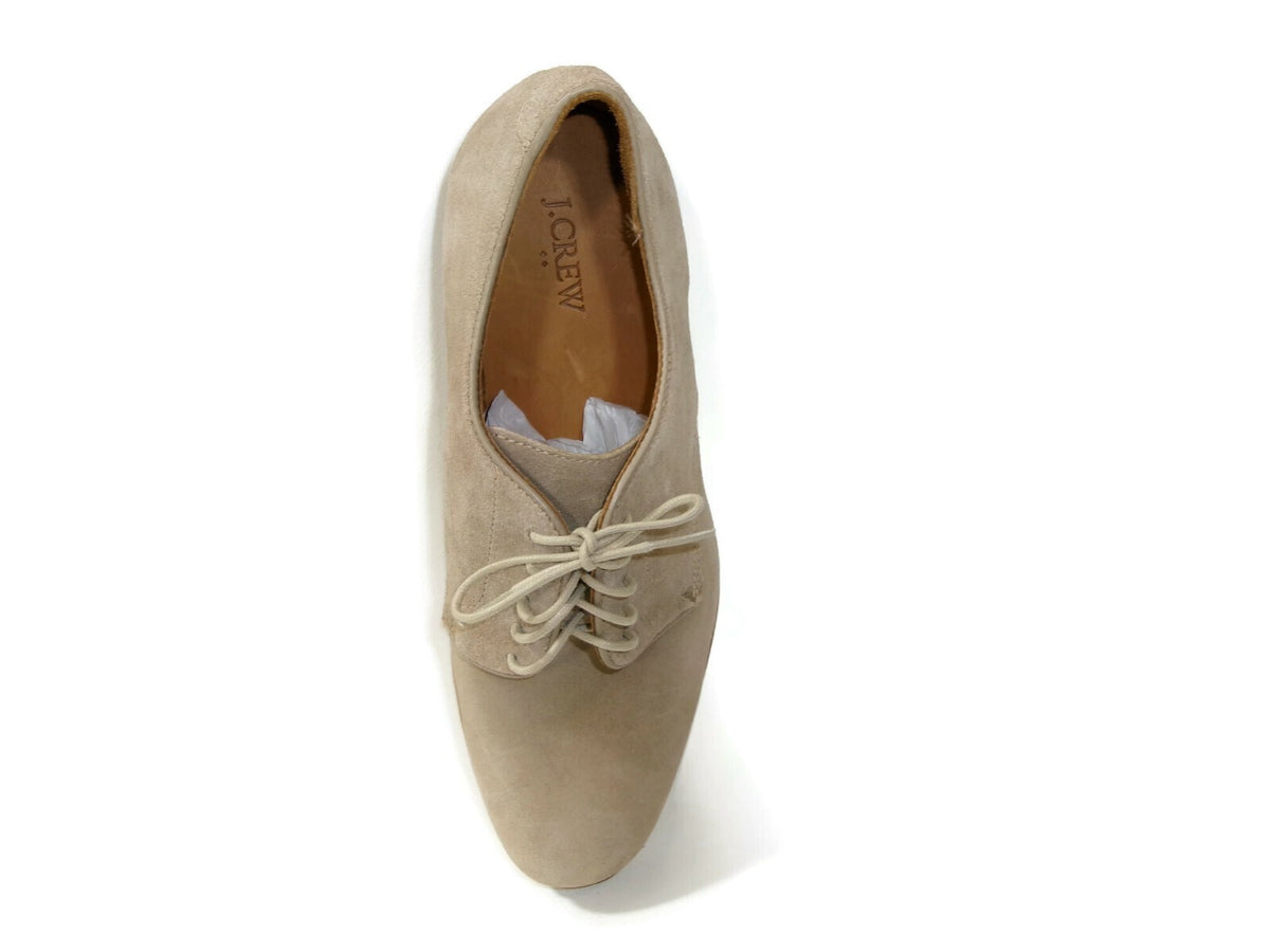 J. Crew Mens Amputee ONE SINGLE LEFT SHOE ONLY Taupe Beige Suede Oxford Size 11