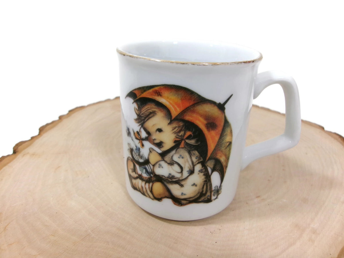 Vintage Collectible MJ. Hummel Umbrella Girl Coffee Tea Mug Cup MD in Germany